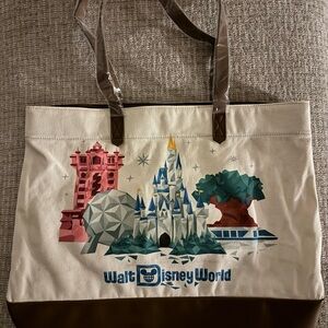 Disney World Starbucks Canvas Tote, NWT